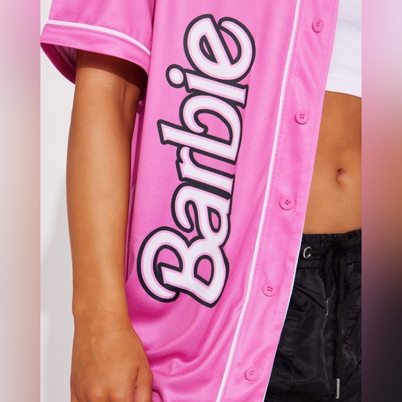 Barbie Pink West Coast Baseball Style Jersey MLB Barbie Night Jersey - Picture 4 of 4